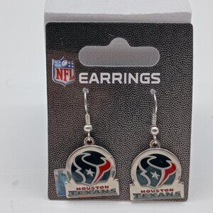 Team Circle Logo Earrings  Houston Texans